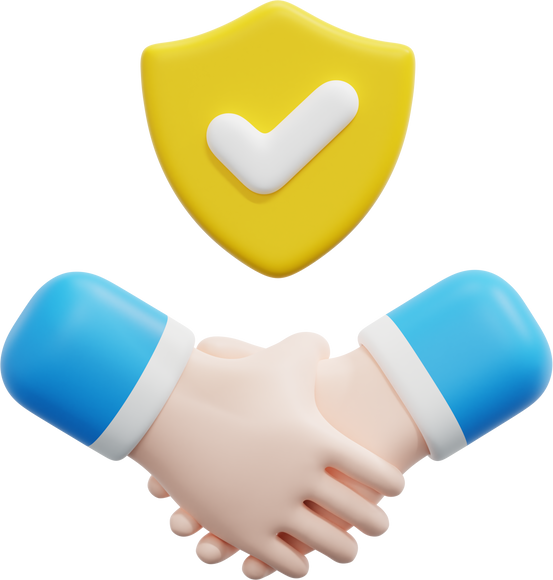 trust 3d render icon illustration